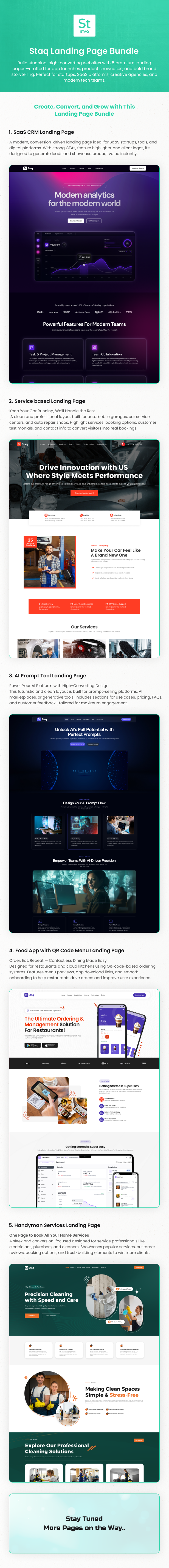 STAQ – Landing Page Bundle - 1